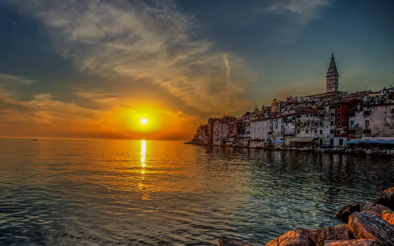 Rovinj Old Town and St Euphemia Church