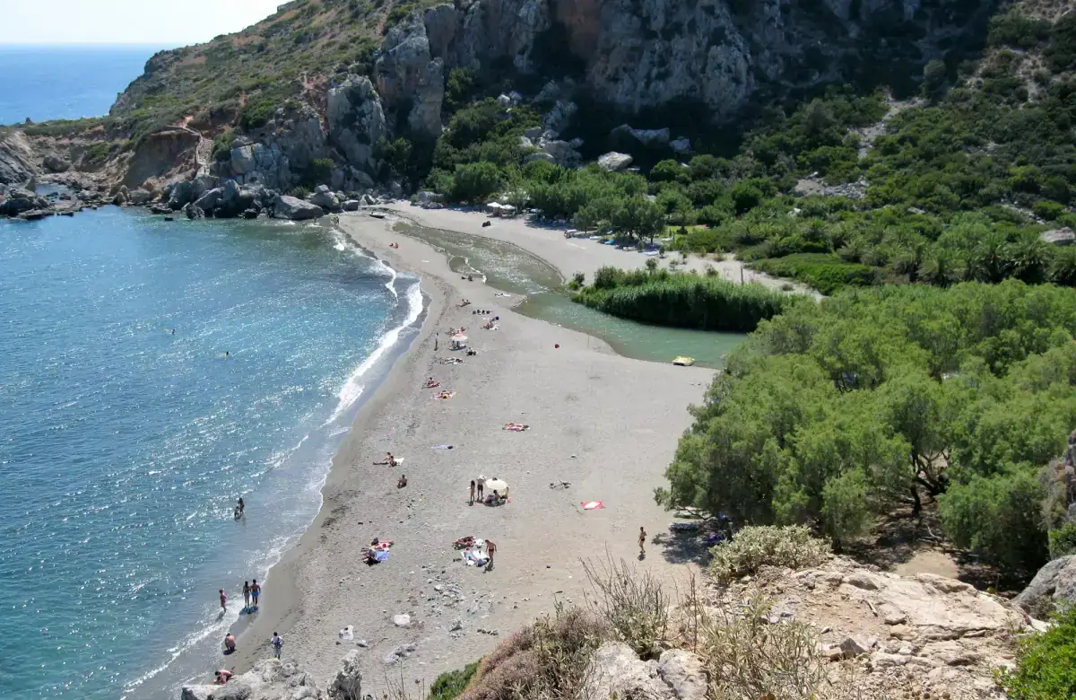 Preveli Palm Forest and Beach