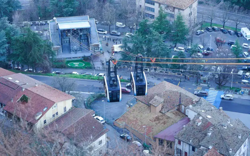 San Marino Cable Car — Borgo Maggiore Station