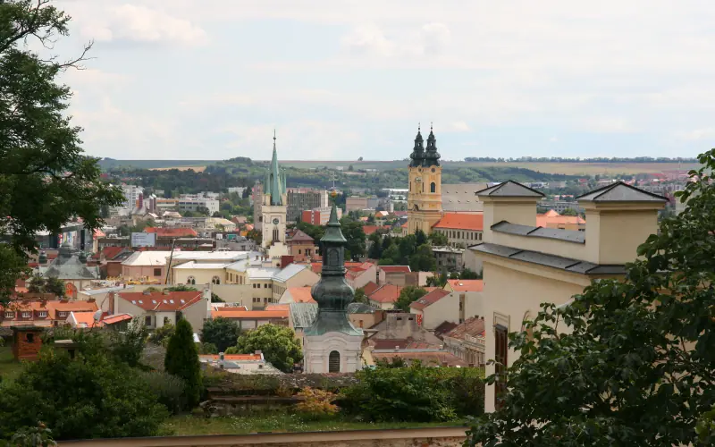 Agrokomplex and Nitra Historic Core